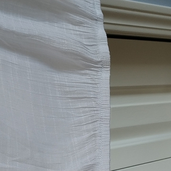 Alyx Boho V Neck White Gauzy Top sz S - Picture 6 of 12